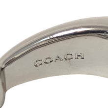 画像をギャラリービューアに読み込む, COACH コーチ ミックスド メタル パヴェ ハギー ピアス ゴールド シルバー【中古】 レディース
