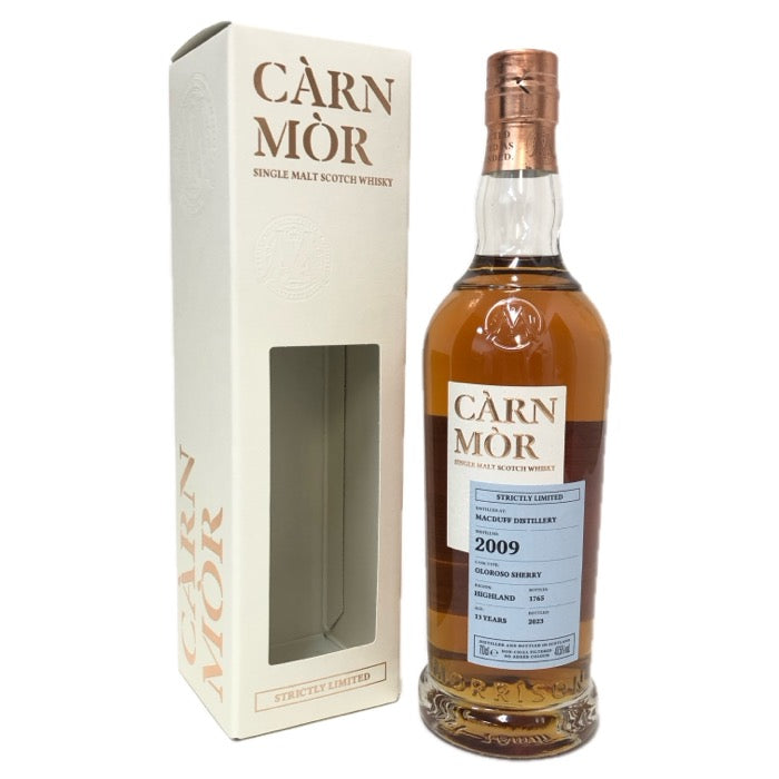 CARN MOR カーンモア 未開栓 700ml 47.5度 ストリクトリー リミテッド マクダフ 2009 13年  オロロソシェリーカスク ウイスキー【中古】 【新品同様】