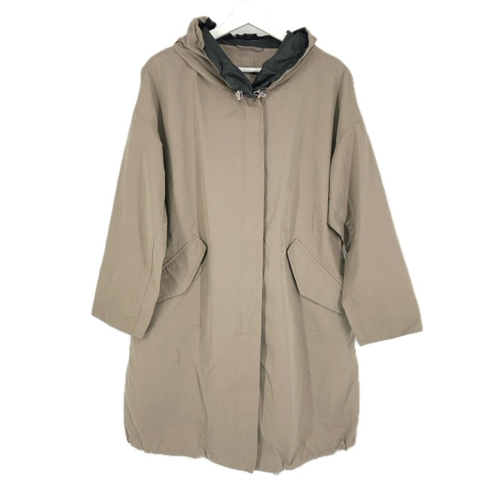 blancvert ブランベール モッズコート モカ Mサイズ相当【中古】 レディース