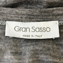 画像をギャラリービューアに読み込む, Gran Sasso グランサッソ Vネック カットソー ウール グレー Mサイズ相当【中古】 レディース
