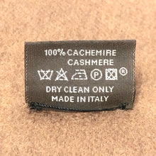 Load image into Gallery viewer, HERMES エルメス パンチングH リバーシブル マフラー カシミヤ ブラウン【中古】 ユニセックス

