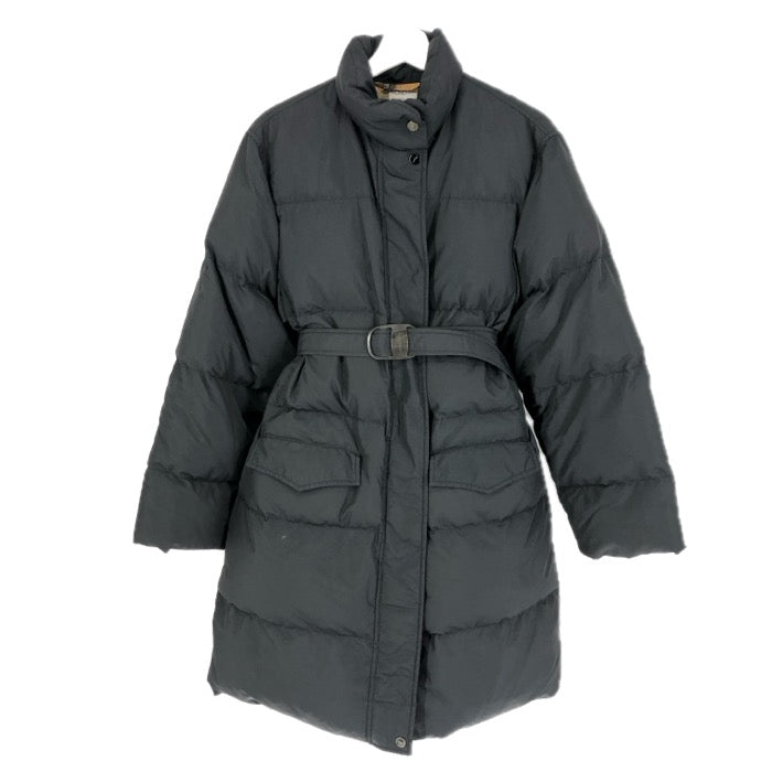 Salvatore Ferragamo サルヴァトーレフェラガモ 中綿コート ブラック Ｌサイズ相当【中古】 レディース
