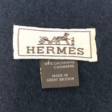 이미지를 갤러리 뷰어에 로드 , HERMES エルメス マフラー カシミヤ ネイビー【中古】 ユニセックス
