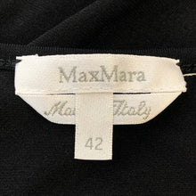 画像をギャラリービューアに読み込む, MAX MARA マックスマーラ ワンピース レーヨン ブラック XLサイズ相当【中古】 レディース

