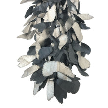 画像をギャラリービューアに読み込む, ISSEY MIYAKE イッセイミヤケ 葉っぱ リーフ マフラー シルバー系【中古】 ユニセックス
