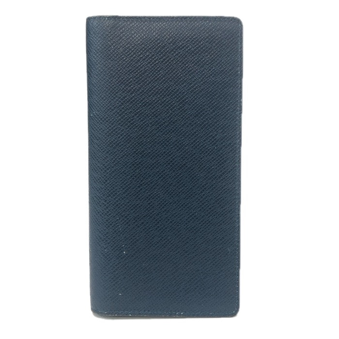 LOUIS VUITTON ルイ・ヴィトン 長財布 イニシャル入り ポルトフォイユ ロン M33404 札入れ タイガ オセアン【中古】 メンズ