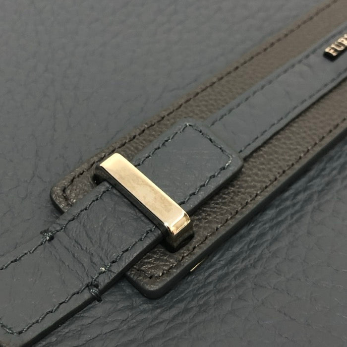 Furla フルラ セカンドバッグ 22621 クラッチバッグ 本革 ブルー【中古