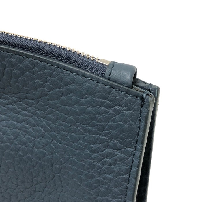 Furla フルラ セカンドバッグ 22621 クラッチバッグ 本革 ブルー【中古