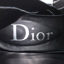 画像をギャラリービューアに読み込む, Christian Dior クリスチャンディオール サイドジップ ロゴ ショートブーツ レザー ブラック 24.5cm相当【中古】【新品同様】【美品】 レディース
