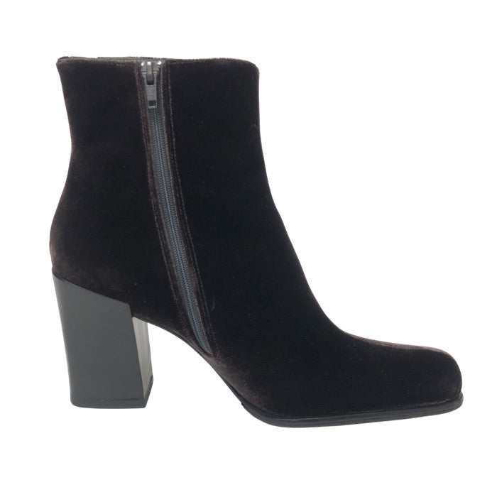 PRADA プラダ サイドジップ ショート ブーツ ベロア