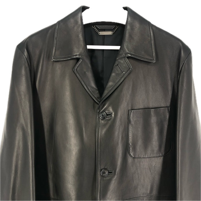 Burberry London バーバリー ロンドン レザージャケット 羊革 ブラック