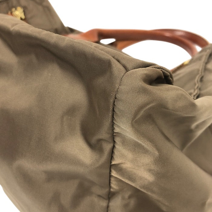 Felisi フェリージ P4/6 ボストンバッグ ナイロン/レザー カーキ