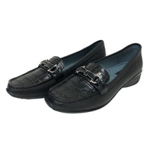 將圖片載入圖庫檢視器 Malena Belloni マレーナ ベローニ 型押しビット ローファー レザー ブラック 23cm相当【中古】【新品同様】【美品】 レディース
