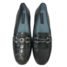 將圖片載入圖庫檢視器 Malena Belloni マレーナ ベローニ 型押しビット ローファー レザー ブラック 23cm相当【中古】【新品同様】【美品】 レディース
