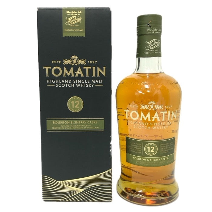 TOMATIN トマーティン 12年 未開栓 700ml 43度 バーボン＆シェリーカスク スコッチ ウイスキー 【中古】【新品同様】