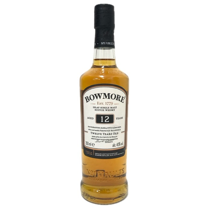 Bowmore ボウモア 12年 未開栓 350ml ハーフボトル 40度 シングルモルト ウイスキー【中古】 【新品同様】