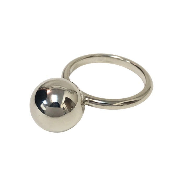 TIFFANY&Co. ティファニー 磨き済み ハードウェア ボールリング 指輪 SV925 シルバー 14号相当【中古】【美品】 レディース