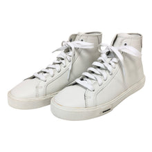 画像をギャラリービューアに読み込む, DIESEL ディーゼル ハイカット スニーカー レザー ホワイト 24.5cm【中古】 レディース
