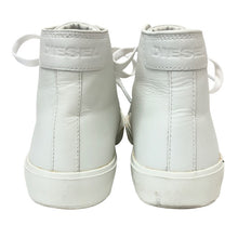 画像をギャラリービューアに読み込む, DIESEL ディーゼル ハイカット スニーカー レザー ホワイト 24.5cm【中古】 レディース

