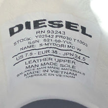 画像をギャラリービューアに読み込む, DIESEL ディーゼル ハイカット スニーカー レザー ホワイト 24.5cm【中古】 レディース
