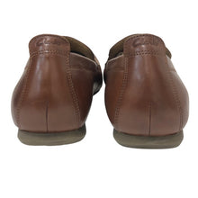 画像をギャラリービューアに読み込む, Clarks クラークス 編み込み メッシュ ローファー スリッポン レザー ブラウン 26.5cm相当【中古】メンズ
