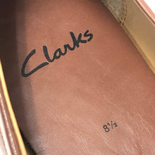 画像をギャラリービューアに読み込む, Clarks クラークス 編み込み メッシュ ローファー スリッポン レザー ブラウン 26.5cm相当【中古】メンズ
