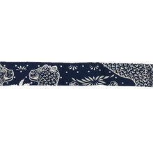 画像をギャラリービューアに読み込む, HERMES エルメス ツイリー Les Leopards Bandana バンダナ レオパード スカーフ シルク ネイビー【中古】

