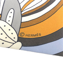 画像をギャラリービューアに読み込む, HERMES エルメス ツイリー Le Jardin de la Maharani マハラニの庭 スカーフ シルク オーカー【中古】
