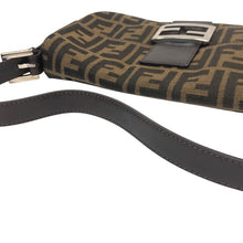 画像をギャラリービューアに読み込む, FENDI フェンディ ズッカ柄 マンマバケット 26424 ショルダーバッグ キャンバス/レザー ブラウン【中古】 レディース
