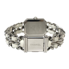 画像をギャラリービューアに読み込む, CHANEL シャネル プルミエール Mサイズ H1639 腕時計 ギャランティカード付 シルバー クオーツ シェル文字盤【中古】 レディース
