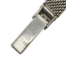 画像をギャラリービューアに読み込む, OMEGA オメガ カットガラス アンティーク 17ｍｍ 7205 腕時計 K18ホワイトゴールド 手巻き シルバー文字盤【中古】 レディース
