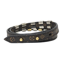 画像をギャラリービューアに読み込む, LOUIS VUITTON ルイ・ヴィトン ブラレス ロック M6356 ブレスレット モノグラムキャンバス ブラウン【中古】 レディース

