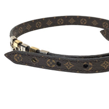 画像をギャラリービューアに読み込む, LOUIS VUITTON ルイ・ヴィトン ブラレス ロック M6356 ブレスレット モノグラムキャンバス ブラウン【中古】 レディース
