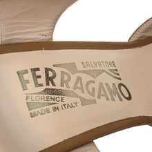 画像をギャラリービューアに読み込む, Salvatore Ferragamo サルヴァトーレフェラガモ アンクルガンチーニストラップ サンダル レザー ブラウン 24.5cm相当【中古】【新品同様】【美品】レディース
