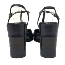 將圖片載入圖庫檢視器 PRADA プラダ バイカラー バックストラップ サンダル レザー パープル ブラウン 24.5cm相当【中古】 レディース
