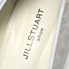 画像をギャラリービューアに読み込む, JILLSTUART ジルスチュアート オープントゥ リボン パンプス スウェード ライトグレー 24.5cm【中古】【美品】レディース
