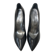 画像をギャラリービューアに読み込む, Latitude Femme ラティチュード ファム ポインテッドトゥ ハイヒール Vカット パンプス レザー ブラック 24cm相当【中古】【新品同様】【美品】レディース
