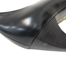画像をギャラリービューアに読み込む, Latitude Femme ラティチュード ファム ポインテッドトゥ ハイヒール Vカット パンプス レザー ブラック 24cm相当【中古】【新品同様】【美品】レディース
