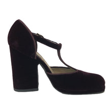 이미지를 갤러리 뷰어에 로드 , PATRICK COX パトリックコックス ストラップ チャンキーヒール パンプス スウェード ボルドー 24.5cm相当【中古】 レディース
