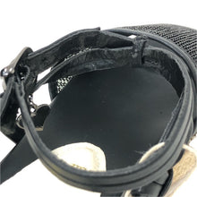Load image into Gallery viewer, braccialini ブラッチャリーニ チャーム付 サンダル レザー/メッシュ ブラック 24cm相当【中古】【新品同様】【美品】レディース
