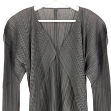 將圖片載入圖庫檢視器 Pleated Please Issey Miyake プリーツプリーズ イッセイミヤケ PP04-JD623 カーディガン ダークグレー XL相当【中古】 レディース
