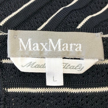 画像をギャラリービューアに読み込む, MAX MARA マックスマーラ チュニック ドローストリング タンクトップ/ビスコース ブラック ホワイト L-XL相当【中古】 レディース

