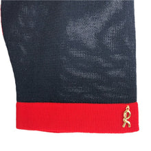 画像をギャラリービューアに読み込む, Roberta di Camerino ロベルタ・ディ・カメリーノ トリコロール 7分袖 カットソー ネイビー レッド L相当【中古】 レディース
