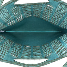 画像をギャラリービューアに読み込む, Good Goods Issey Miyake グッドグッズ イッセイミヤケ 2way  MOKKO TWILL GG33-AG414 ハンドバッグ ニット グリーン【中古】【美品】ユニセックス
