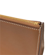 Load image into Gallery viewer, HERMES エルメス ジップアンゴー PM シェーヌダンクル ポーチ エバーカラー ブラウン 刻印あり【中古】【新品同様】【美品】レディース
