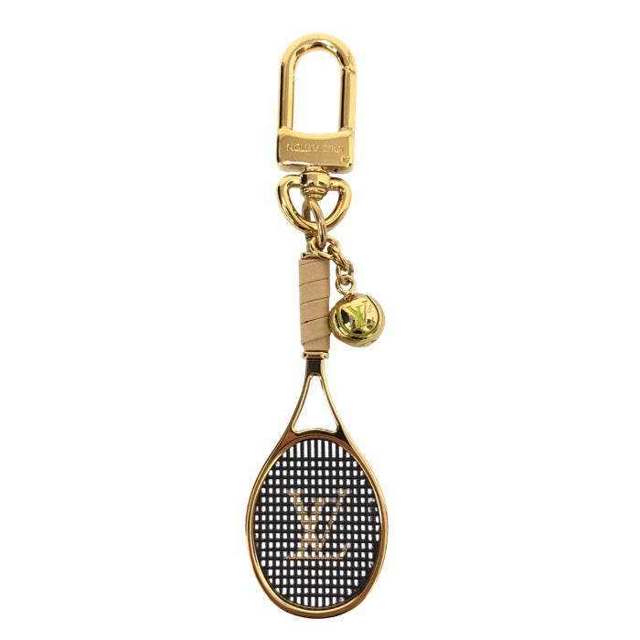 LOUIS VUITTON ルイ・ヴィトン バッグチャーム ビジューサック LVサーブ M00839 キーホルダー ゴールド【中古】【新品同様】【美品】ユニセックス