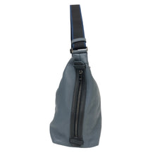 将图片加载到图库查看器，Furla フルラ ロゴ金具 ICARO イカロ 976644 ショルダーバッグ レザー ダスティブルー【中古】【新品同様】【美品】メンズ
