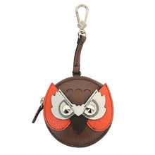 画像をギャラリービューアに読み込む, Furla フルラ フクロウモチーフ 小銭入れ コインケース レザー ブラウン【中古】【新品同様】【美品】レディース
