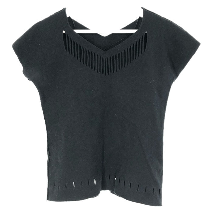 ISSEY MIYAKE A-POC INSIDE イッセイミヤケ エイポック インサイド 半袖 IM41KK722 カットソー ブラック M相当【中古】レディース