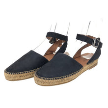 將圖片載入圖庫檢視器 MARGARET HOWELL マーガレットハウエル エスパドリーユ フラットサンダル レザー ネイビー 24cm【中古】【新品同様】【美品】レディース
